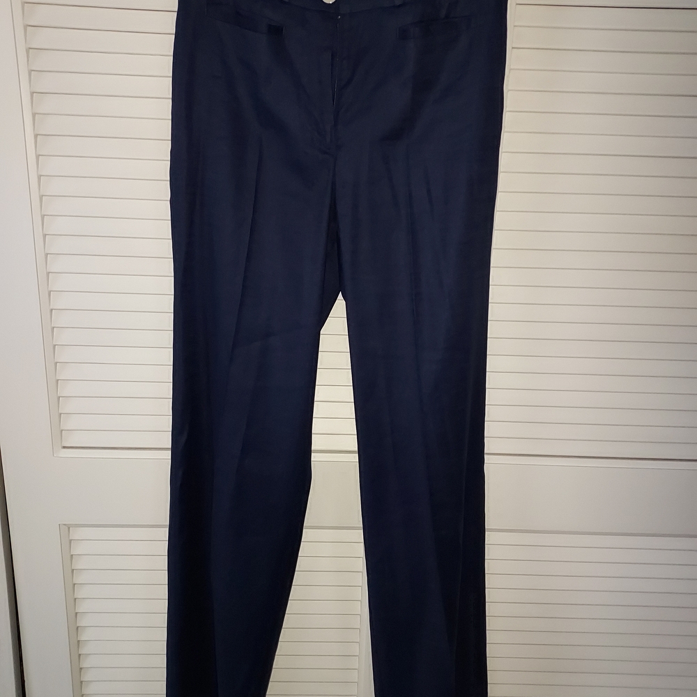 White House Black Market Navy Boot Cut Pants